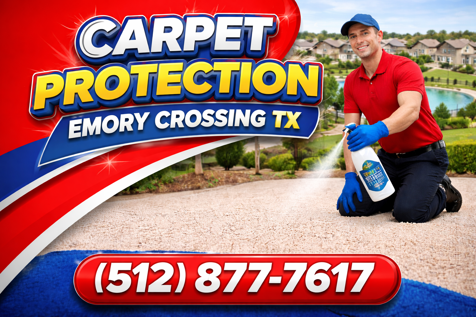 Carpet Protectino in Emory Crossing