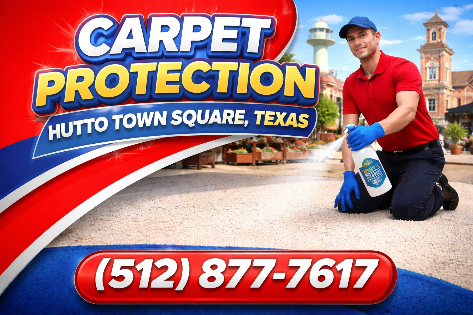 Carpet Protectino in Hutto Town Square