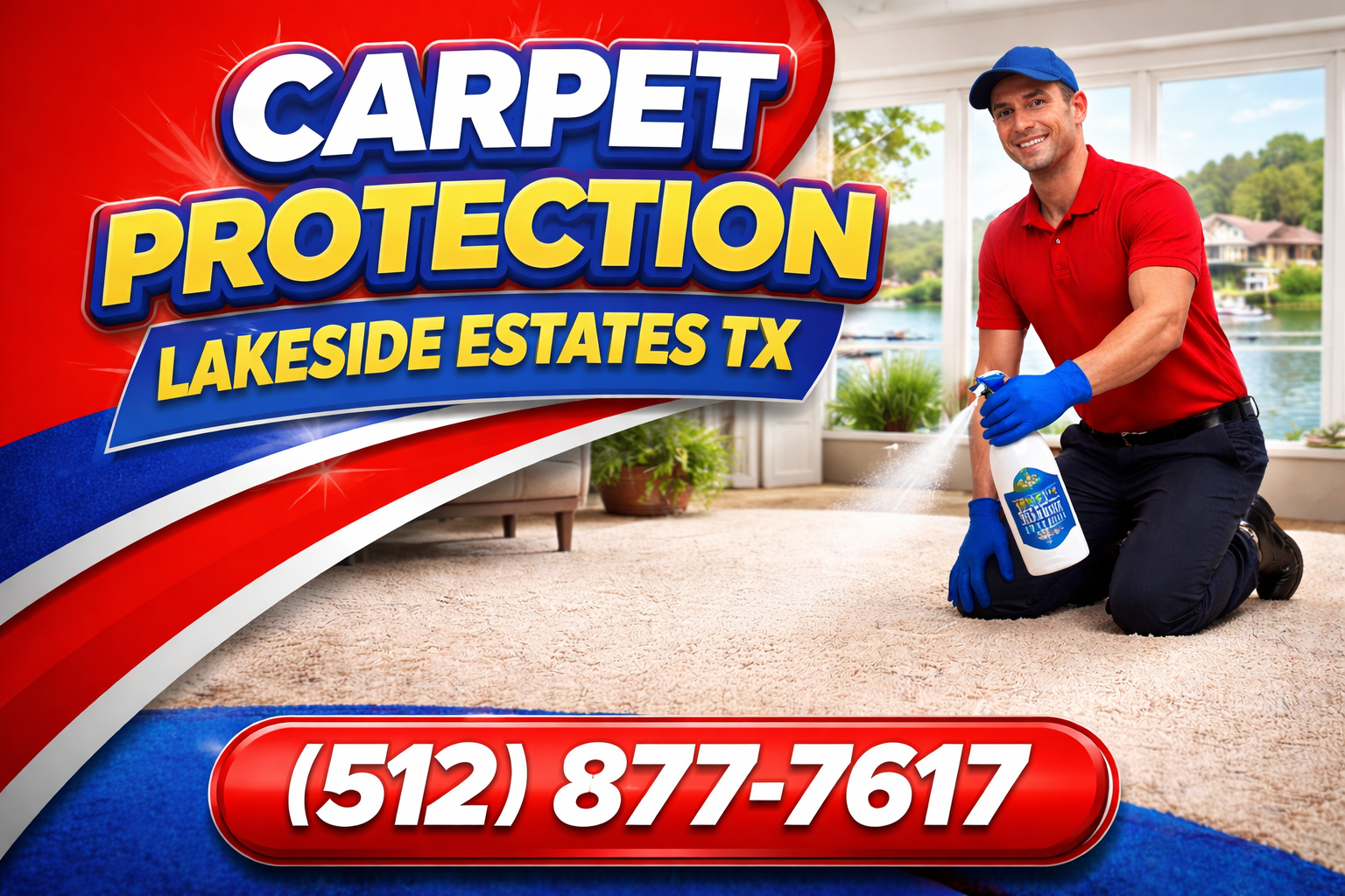 Carpet Protectino in Lakeside Estates