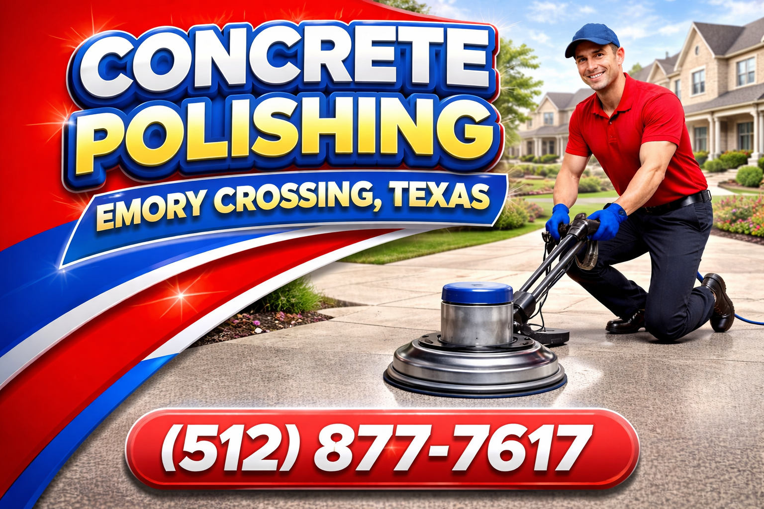 Concrete Polishing in Emory Crossing