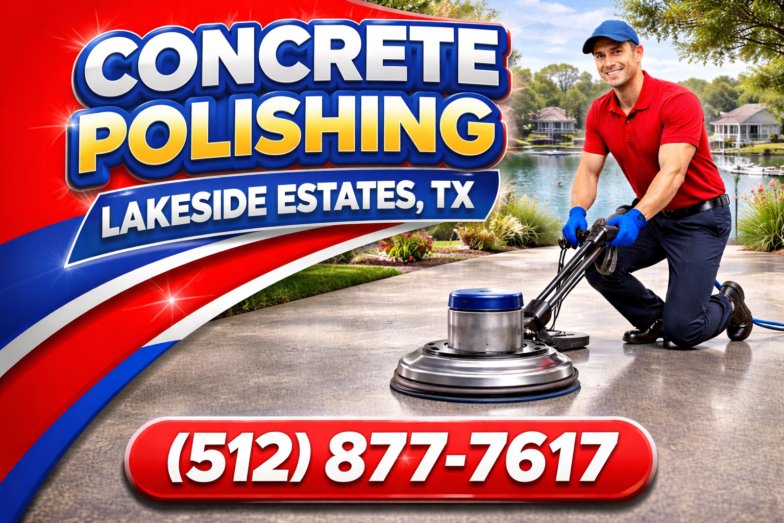 Concrete Polishing in Lakeside Estates