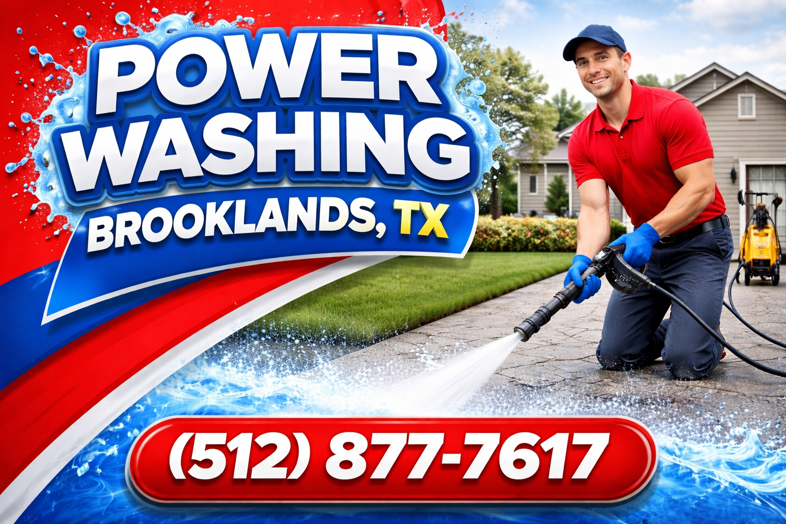 Power Washing in Brooklands