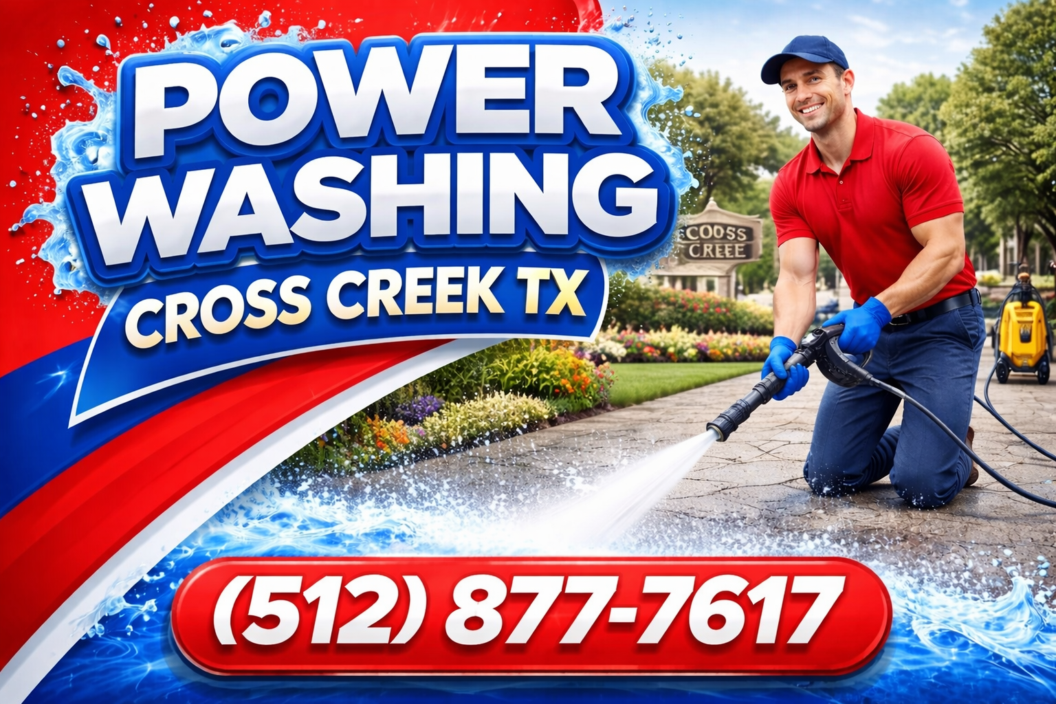 Power Washing in Cross Creek