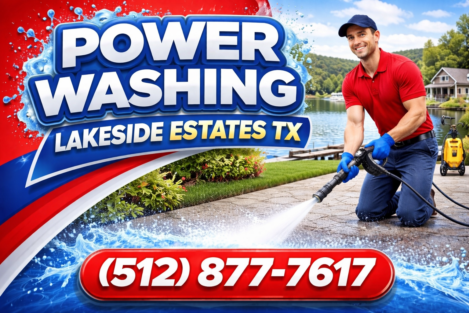 Power Washing in Lakeside Estates