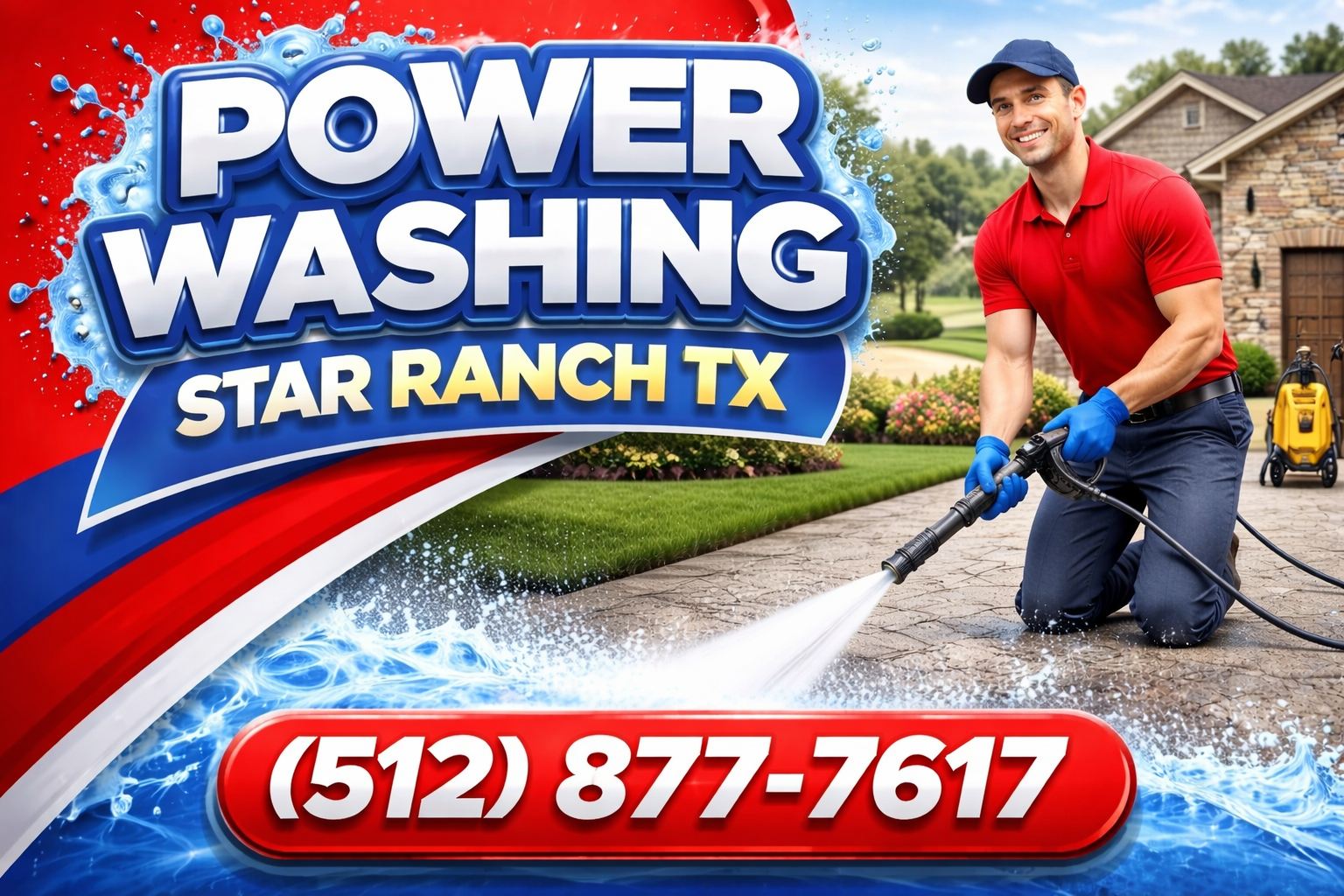 Power Washing in Star Ranch