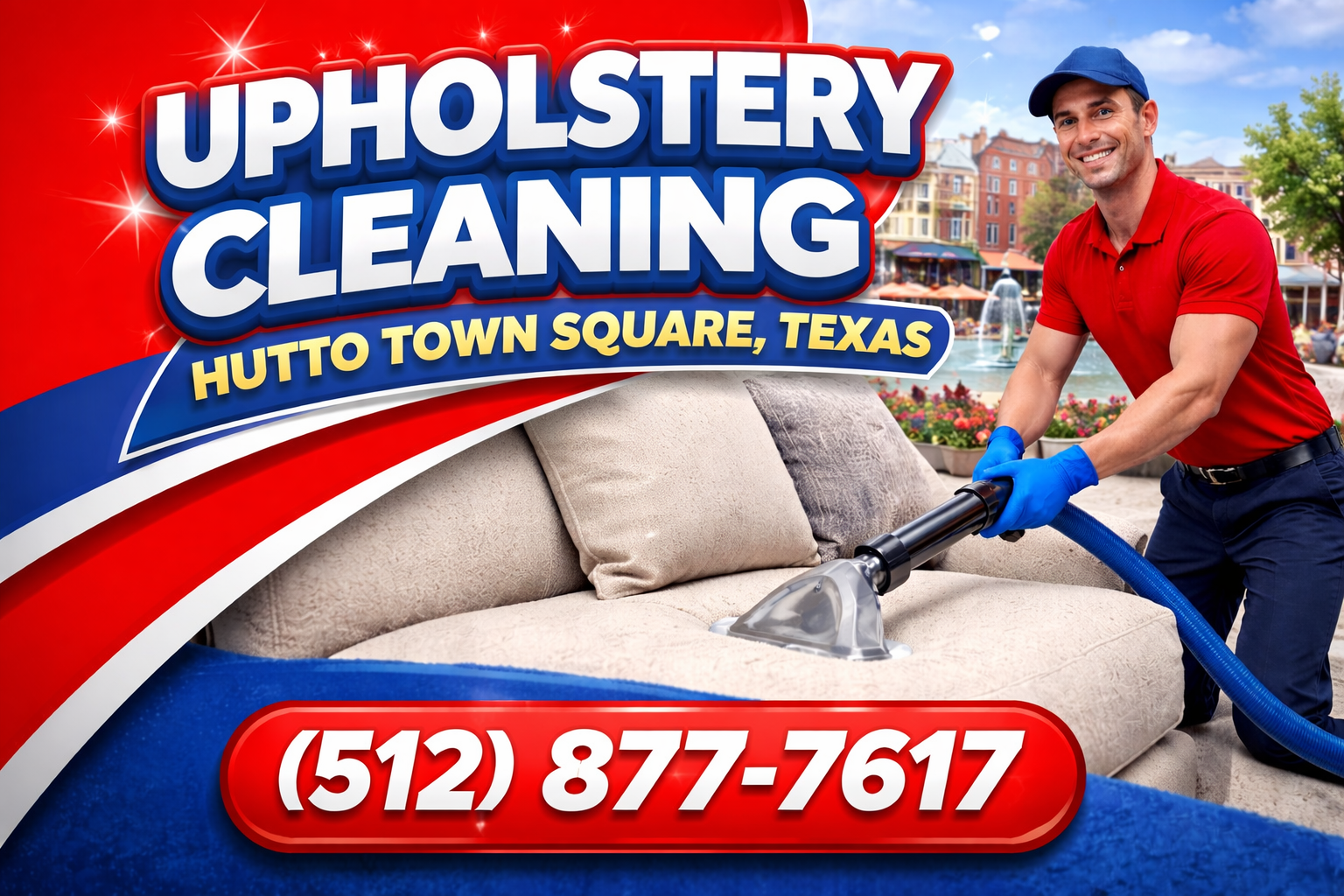 Upholstery Cleaning in Hutto Town Square