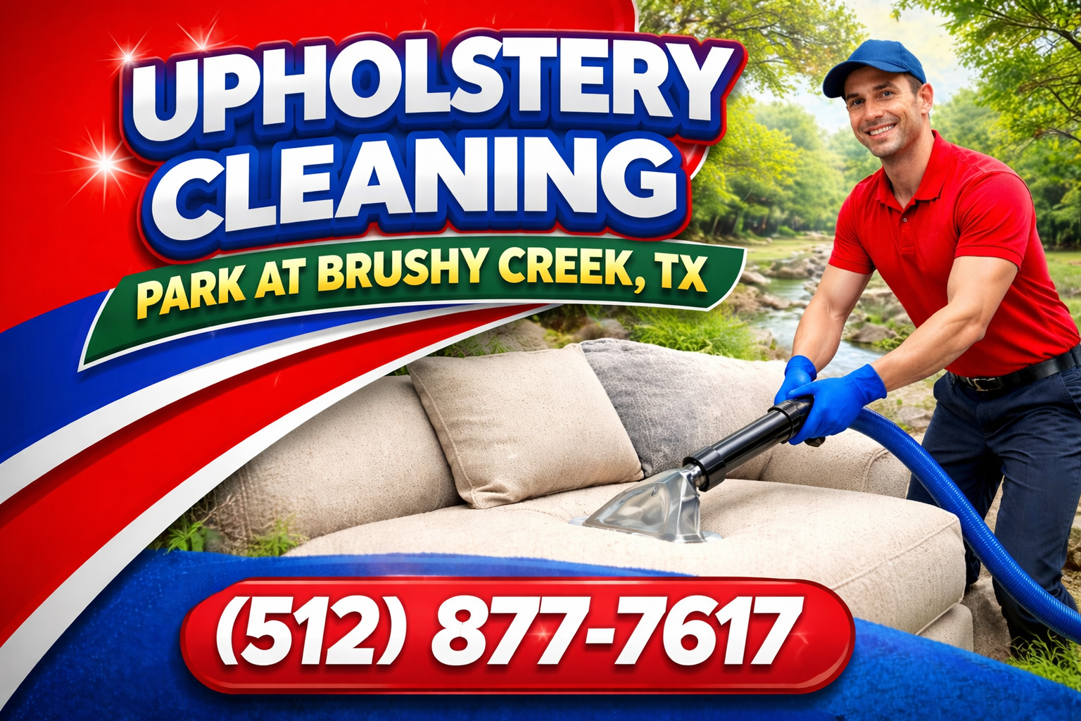 Upholstery Cleaning in Park At Brushy Creek