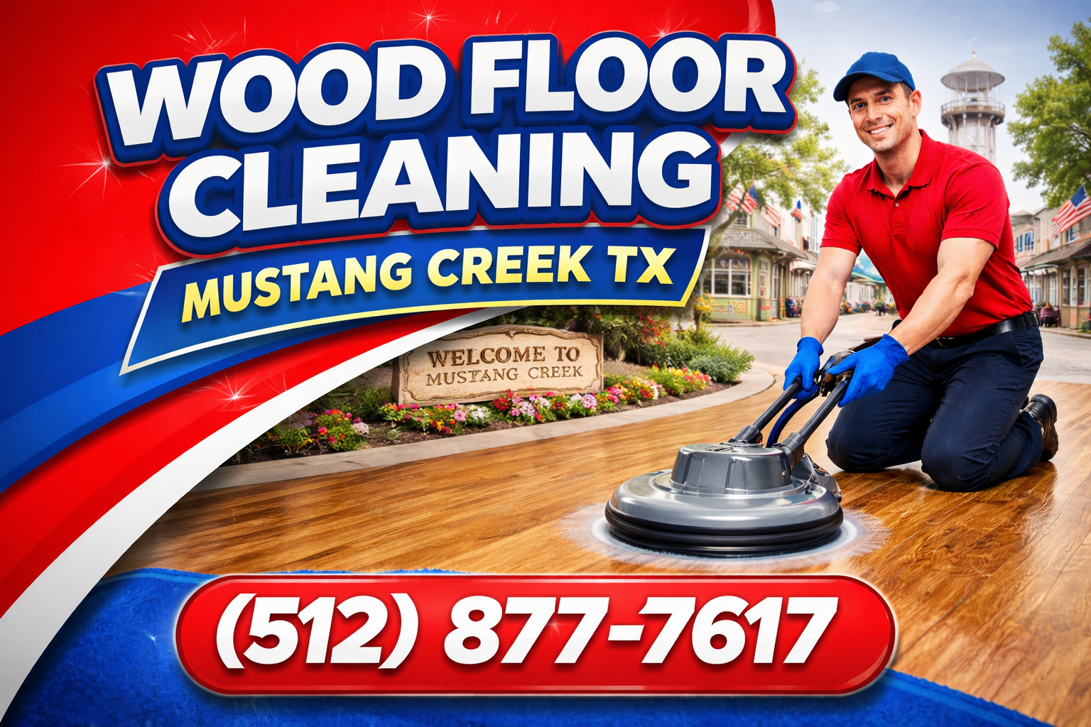 Wood Floor Cleaning in Mustang Creek
