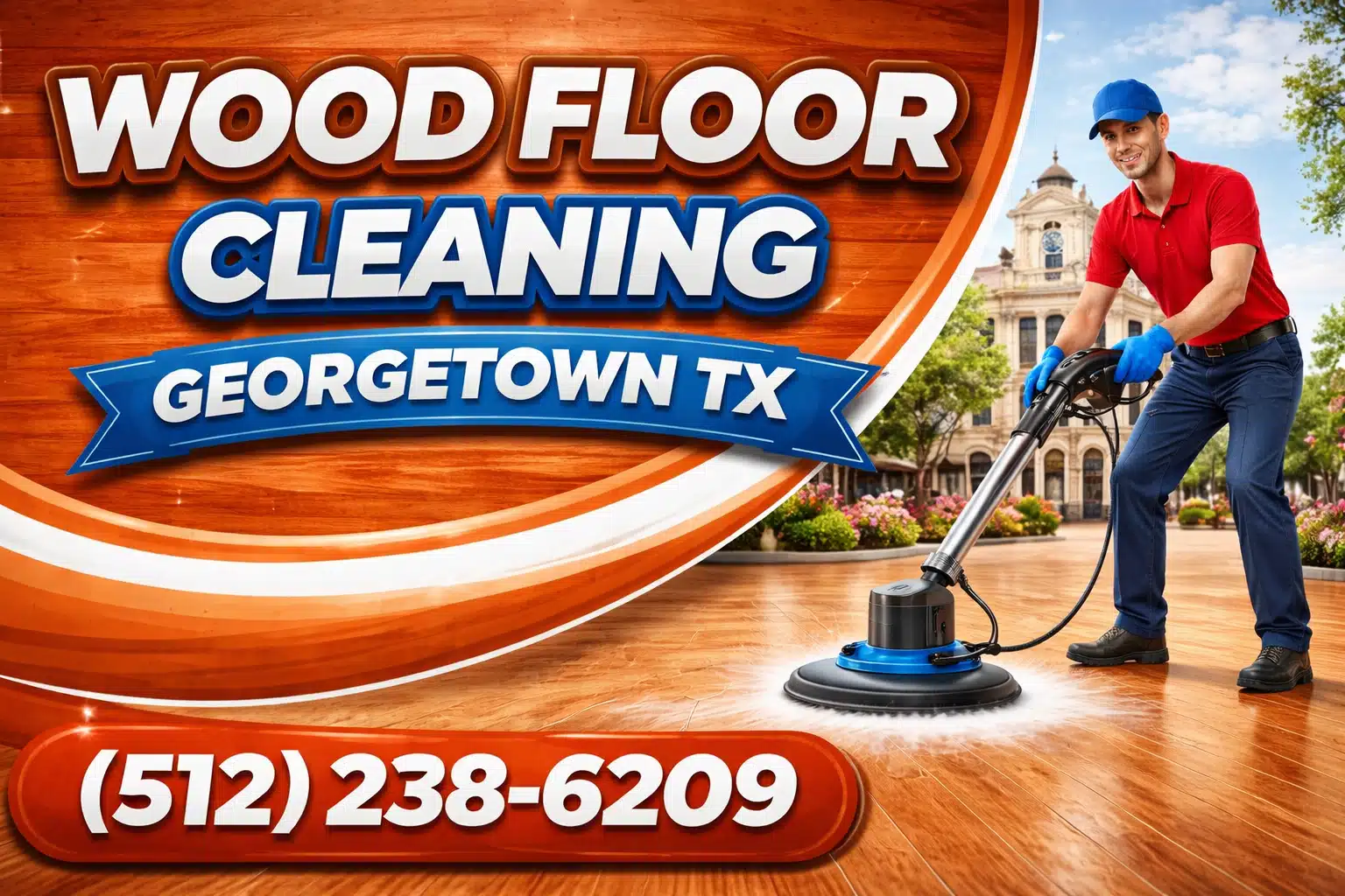 Wood Floor Cleaning in Georgetown
