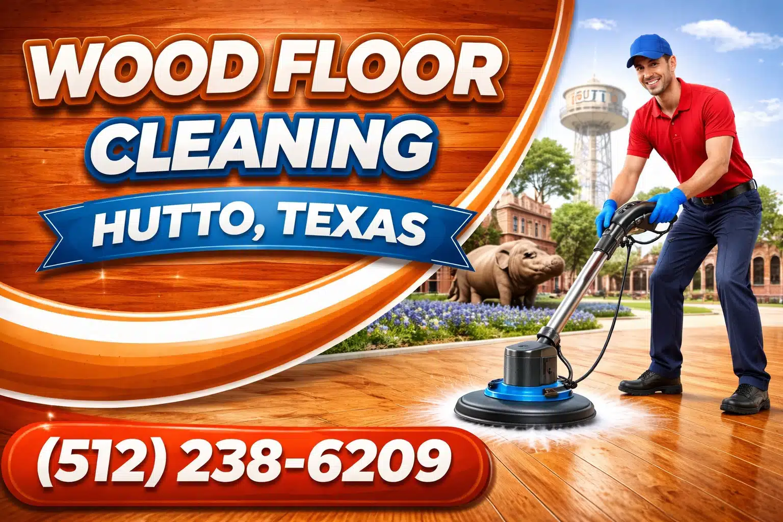 Wood Floor Cleaning in Hutto