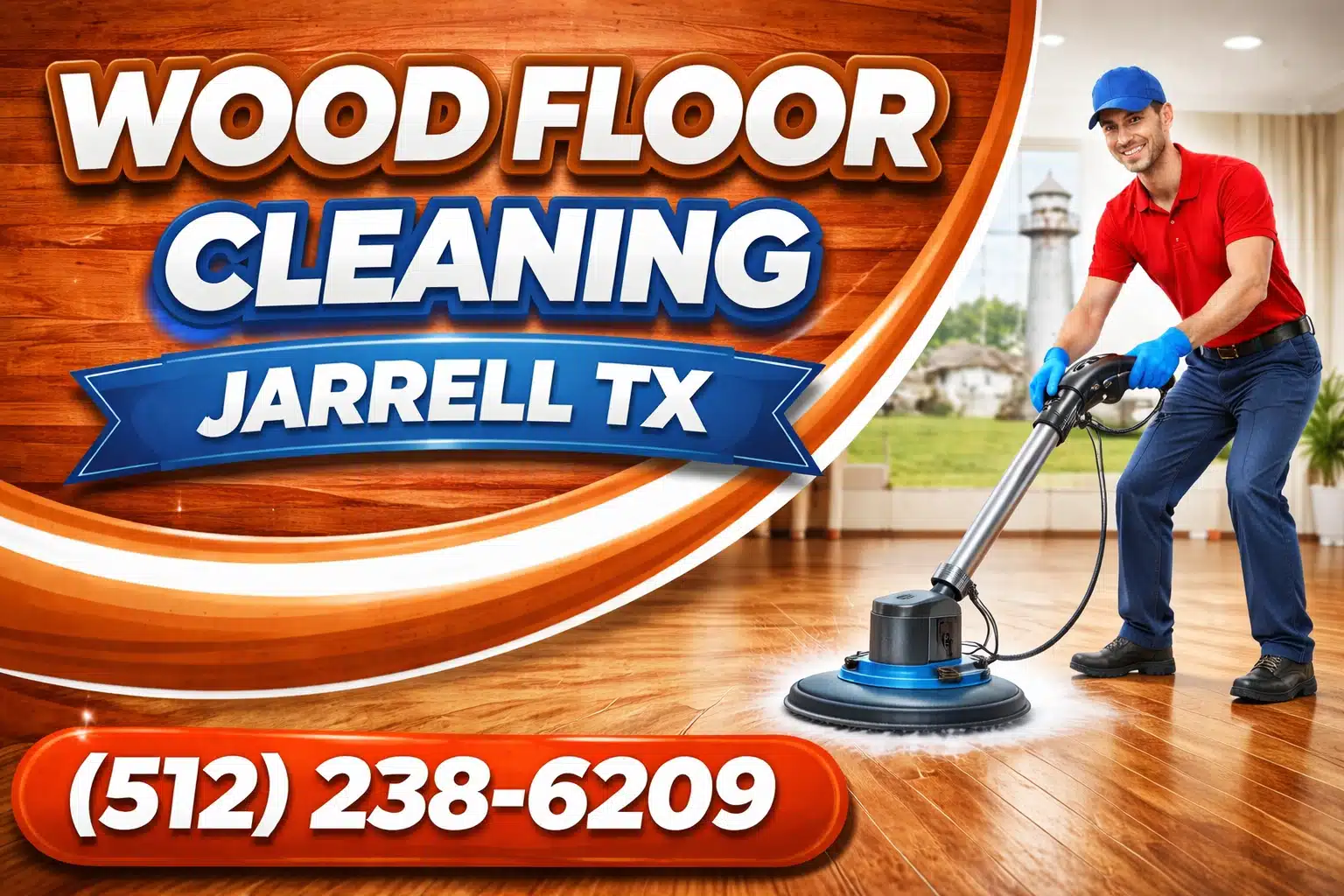 Wood Floor Cleaning in Jerrell